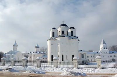 Зимний великолепие Великого Новгорода: Фото в формате JPG для скачивания