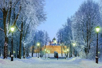 Морозные пейзажи Великого Новгорода: WebP формат для совершенной картинки