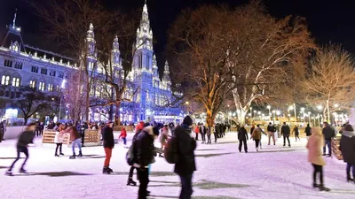 Подлинная Зима в Вене: Фотографии в высоком разрешении