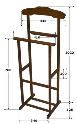 Вешалка для одежды напольная своими руками: чертежи из дерева 