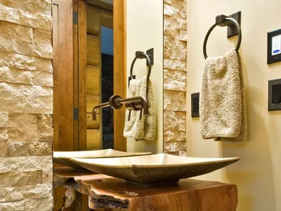 Практичные и эстетичные вешалки для полотенец в ванной комнате (фото)