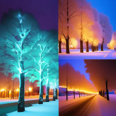 Фотографии зимы в высоком качестве: выберите формат