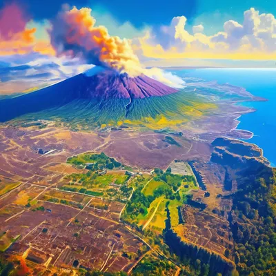 Везувий вулкан фотографии