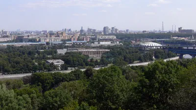 Потрясающие горные панорамы - Вид с воробьевых гор в фотоальбоме