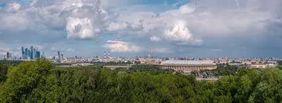 Вдохновение Вид с Воробьевых гор: грандиозные горные пейзажи