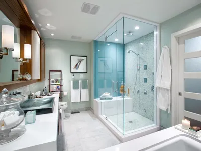 Фото душевых кабин с ванной в WebP формате для ванной комнаты