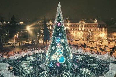 Великолепные новогодние фотографии Вильнюса