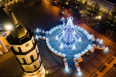 Вильнюс в ярких красках новогодних фотографий