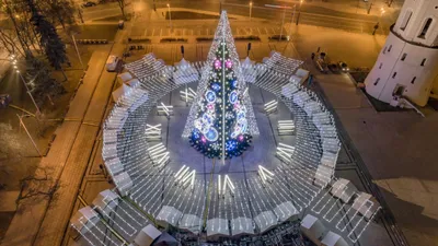 Украшенные улицы: новогодние фото Вильнюса