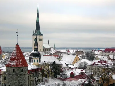 Зимний Вильнюс: Очарование морозных дней в JPG