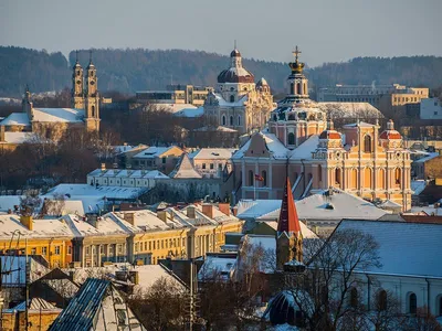 Фото Вильнюса зимой: Украсьте свой экран красотой в PNG