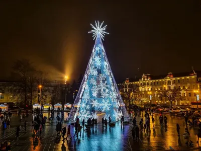 Фотографии зимнего Вильнюса: Оптимальное сжатие в формате PNG