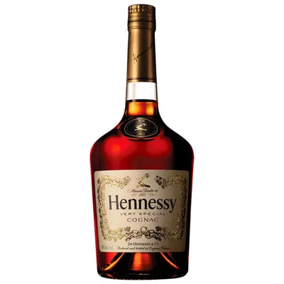 Картинка Виски Hennessy в стильном дизайне в PNG