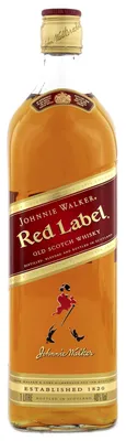 Фото виски red label на фоне роскошных декораций