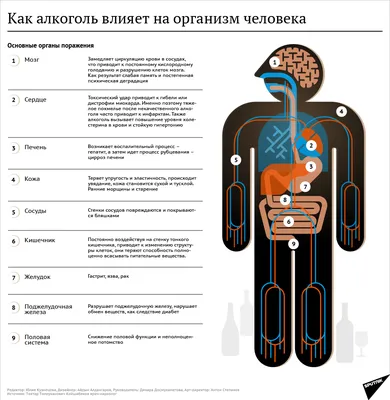 Эффект алкоголя на печень: Картинка с возможностью выбора размера