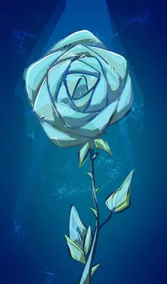 Водяная роза на уникальной фотографии