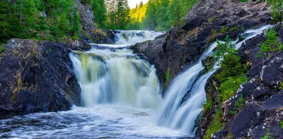 Фотография водопада с невероятной красотой