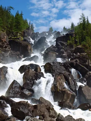 Фотография водопада с захватывающей красотой