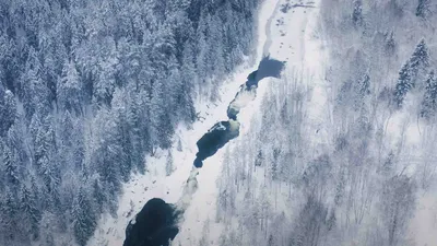 Водопад Кивач зимой: Изысканные фотографии в разных размерах