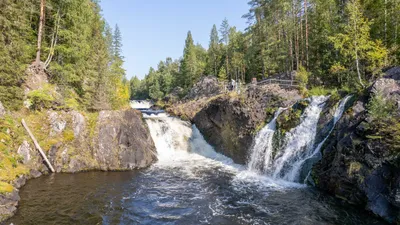 Фотография Водопада Кивач – потрясающее природное чудо