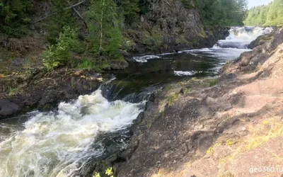 Фотография Водопада Кивач: захватывающий пейзаж