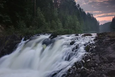 Водопад кивач фотографии