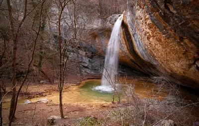 Скачать фото водопада Козырек в формате JPG