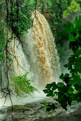 Фото водопада куршунлу в HD качестве