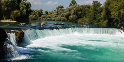 Великолепная фотка водопада Манавгат Турция в формате PNG