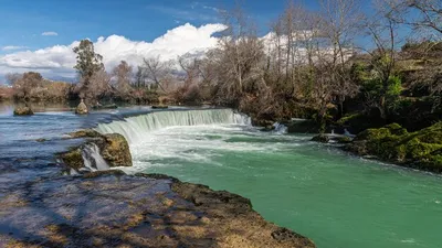 Восхитительная фотка водопада Манавгат Турция в формате JPG