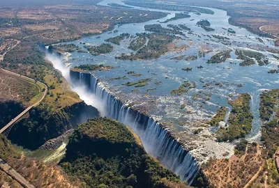 Изображение Красивого Водопада Виктория в разнообразных форматах