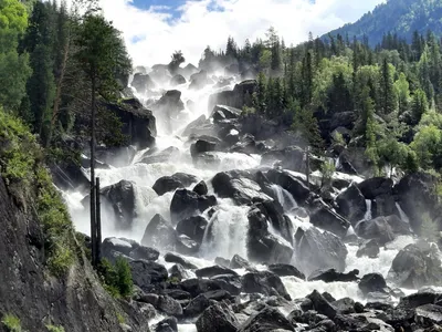 Удивительные изображения водопадов Алтая в HD