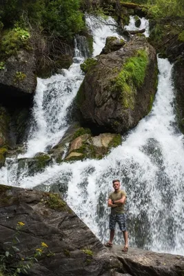 Фото водопада Алтай на андроид бесплатно