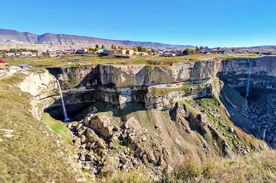 Фоновые картинки водопадов Дагестана для рабочего стола