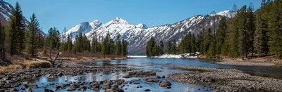 Рисунок Водопады горного алтая: искусство природы в фотографиях