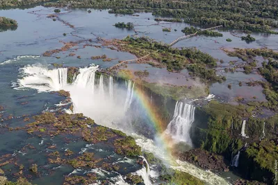 В хорошем качестве фотографии водопадов Южной Америки