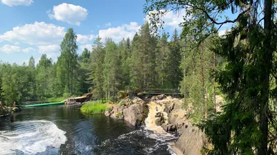 Фоны Водопады Карелии - скачать бесплатно в разных размерах