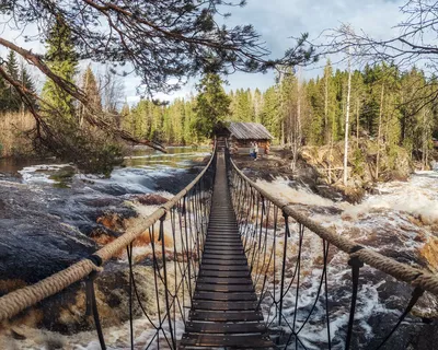 Водопады карелии фотографии