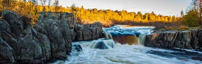 Фон для рабочего стола: фото водопадов Карелии