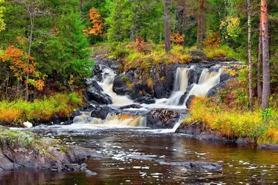 Красивейшие картинки Водопады Карелии - бесплатно в хорошем качестве