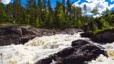 Фотографии водопадов Карелии: запечатлейте красоту природы