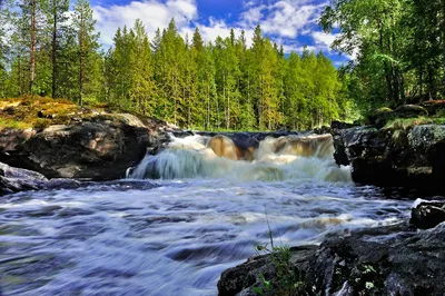 Оазисы релаксации: прекрасные водопады Карелии