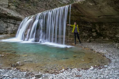 Фотографии красивейших водопадов Краснодарского края для фона