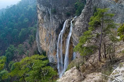 Удивительные водопады Крыма в отличном качестве изображений