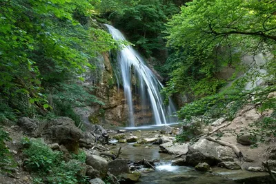 Фантастические картинки водопадов Крыма в различных форматах для скачивания