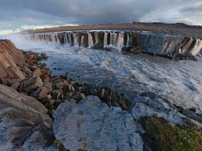 Фотография водопада Анхель в фото-арт стиле