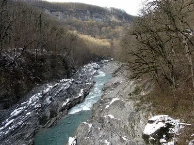 Увлекательные картинки водопада Руфабго для рабочего стола