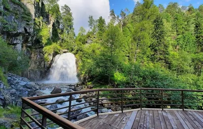 Впечатляющие фотографии водопадов Телецкого озера