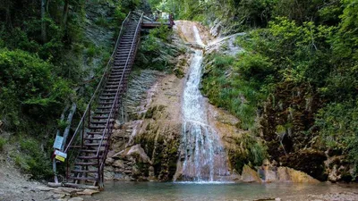 Уникальные фотографии водопадов в Геленджике