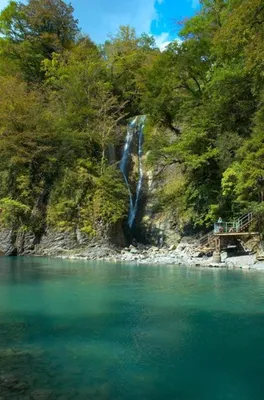 Оазис в горах: водопады Сочи пленят своими фонтанами